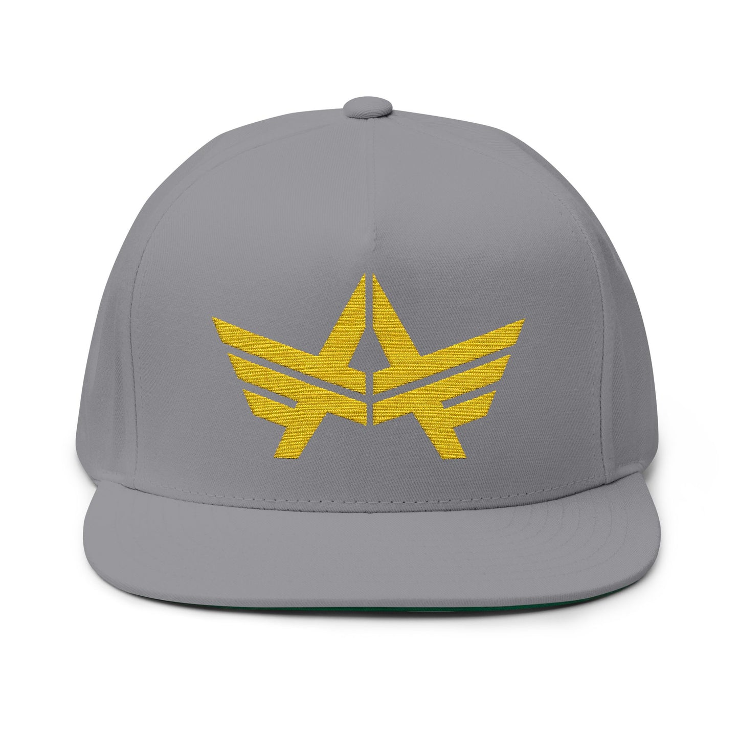 Premium Gold Flat Bill Cap