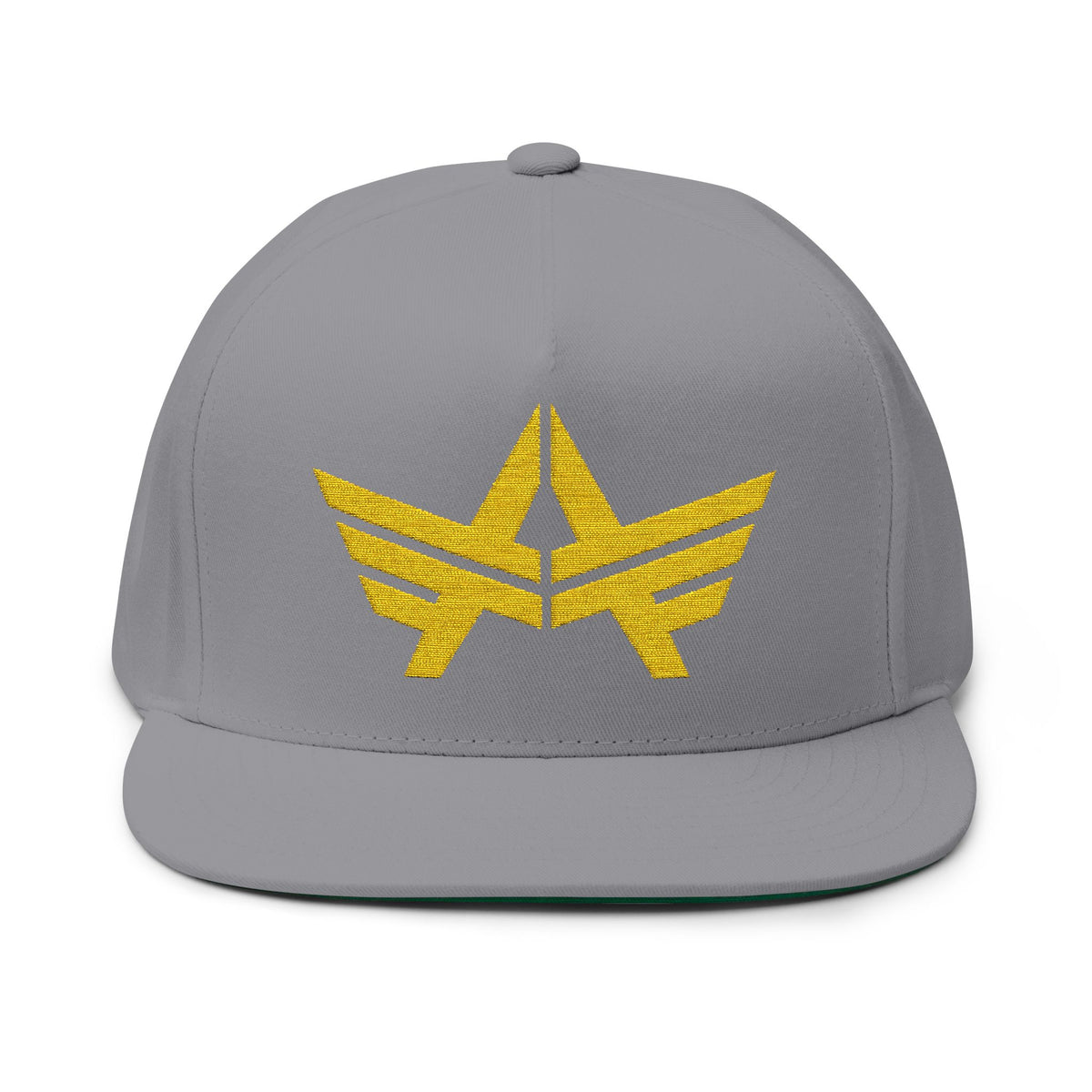 Archangel Golf Gold Logo Flat Bill Cap