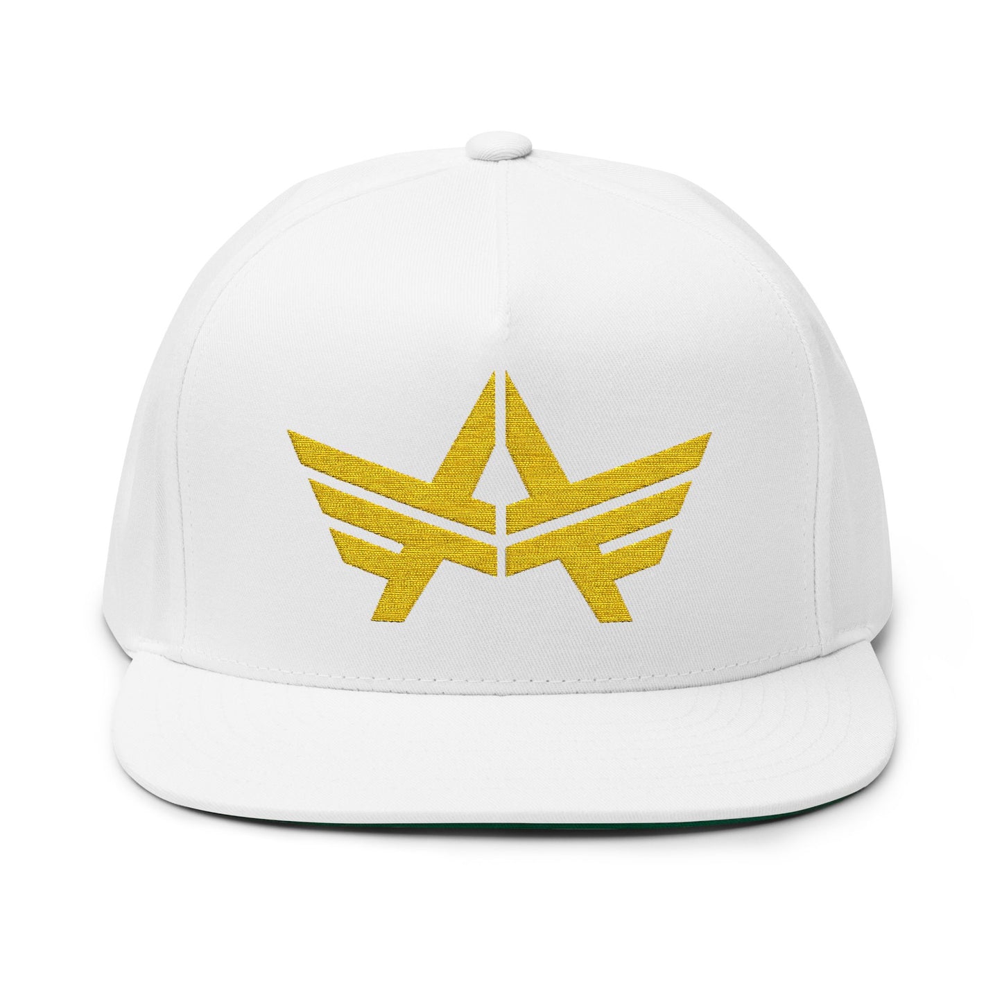 Premium Gold Flat Bill Cap
